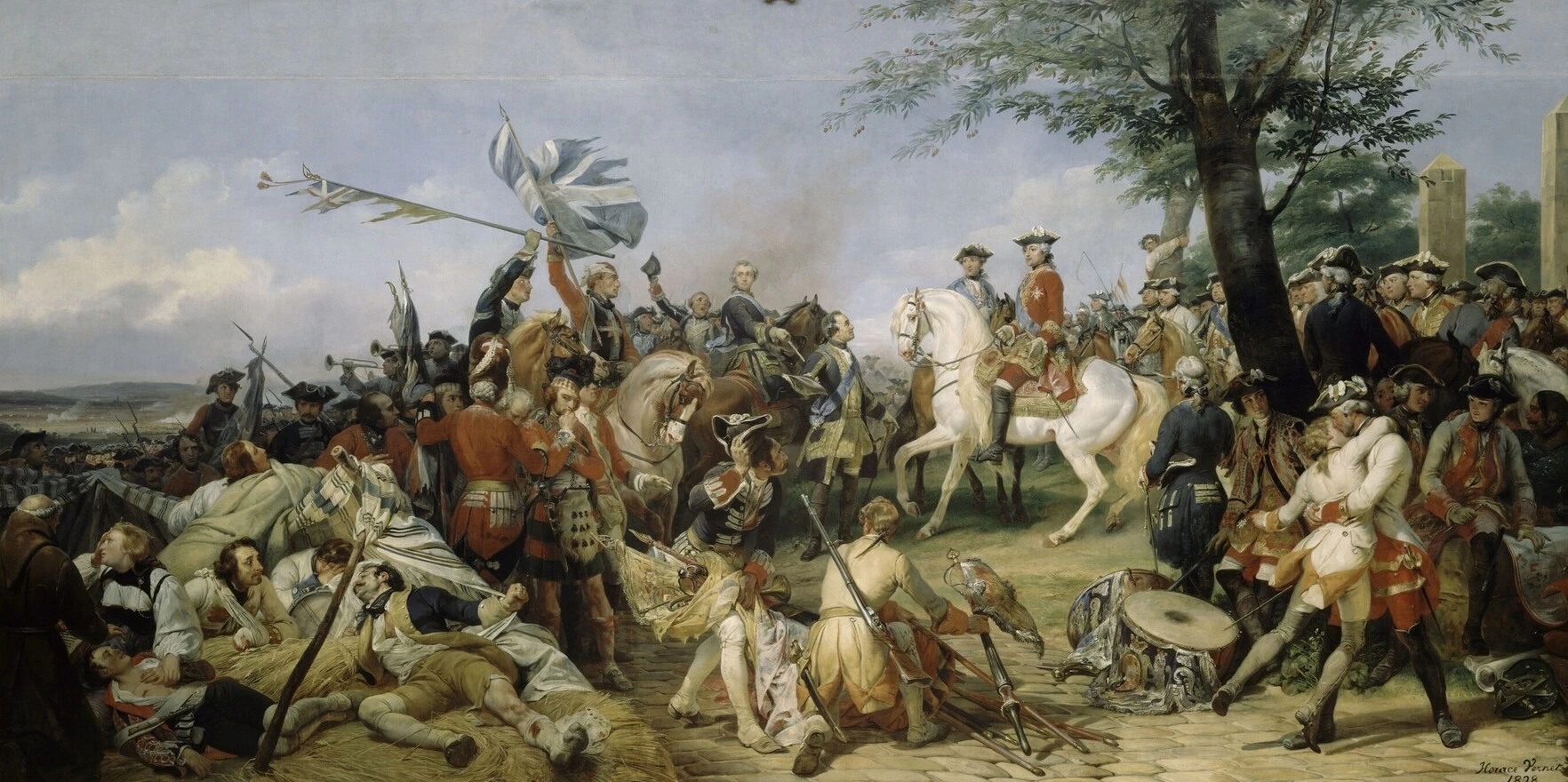   77-La battaglia di Fontenoy, 11 maggio 1745 - Versailles